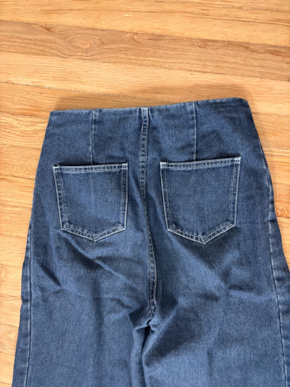 Cider Small Wide Leg 70s Style Jeans - Picture 5 of 6